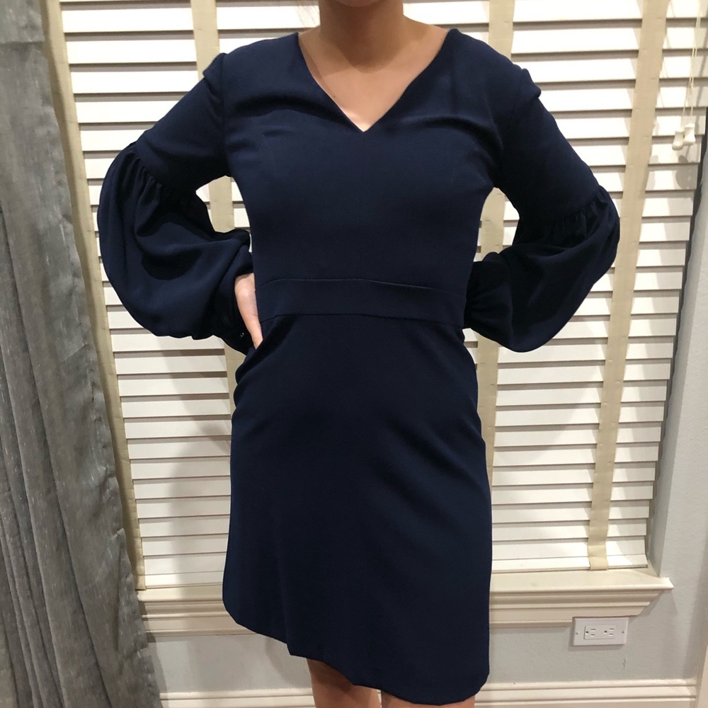 Gianni bini navy blue formal dress